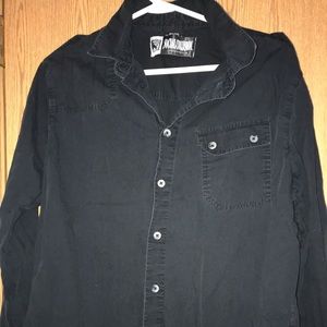 Social Collision Size L Button Down